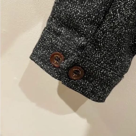 Percival Vincent Grey Melange Shirt Jacket - Picture 6 of 7
